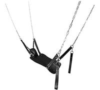 TRQOYTU Altalena D'amore - Altalena Sessuale Di Coppia, Altalena D'amore A Soffitto, Altalena Erotica, Altalena D'amore, Altalena Sessuale, Set SM, Altalena Sessuale Bondage, Nera