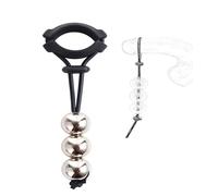 TRQOYTU Anello Per Pene In Silicone Per Testicoli Ghiande Con Ciondolo Palla Per Bondage Pesante Perline Di Metallo Pendolo Peso Scroto Estensore Per CBT