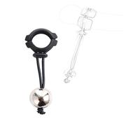 TRQOYTU Anello Per Pene In Silicone Per Testicoli Ghiande Con Ciondolo Palla Per Bondage Pesante Perline Di Metallo Pendolo Peso Scroto Estensore Per CBT