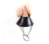 TRQOYTU Anello Testicolare Scroto Dilatatore Testicolare Anello Per Il Pene Per Ritardare L'eiaculazione Manicotto Per Lo Scroto Manicotto Per I Testicoli Con Catena Manette Per Il Pene Restrizioni