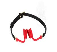 TRQOYTU Bavaglio Imbracatura per Bocca Apertura Bocca Divaricatore per Labbra Bavaglio per Bocca Sesso in Silicone SM Fetish Restrizioni Palla Gag Bocca Gioco di Ruolo Divaricatore