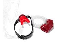 TRQOYTU BDSM Bavaglio Per Orinatoio In Silicone SM Spina Per Bocca Con Imbuto Per Piscio Bavaglio Per Sesso Orale Gay Imbracatura Bavaglio Bondage Restrizioni Dilatatore Schiavo Bondage Giocattolo