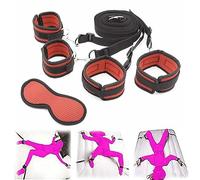 TRQOYTU BDSM Bondage Maglione Restraint Fetish Pelliccia Gioco Bondage Manette Materasso Giocattoli Per Coppie Gioco SM Con Manette Benda Giocattoli Sessuali Letto Bondage Sexy Abito Sessuale