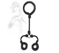 TRQOYTU Bondage Collo Mano Restrizione SM Collare Con Restrizioni Per Le Mani Regolabile Fetish Erotico Restrizioni Per Le Mani BDSM Corda Restrizione Set Manette Collare Manette Giocattolo