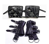 TRQOYTU Bondage Con Sospensione Per Mano E Caviglia, Set Bondage Estremo, Bondage Con Sospensione In Pelle, Manette, Polsini Per Caviglia, Sospensione Imbottita, Schiavo, Fetish, Coppie, Giocattoli