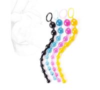 TRQOYTU Butt Plug In Silicone Set Da 4 Pezzi Con 10 Palline Falli Anali Anali Masturbatore Per La Vagina Massaggiatore Per La Prostata Falli Anali Flessibili Anali Giocattolo Sessuale BDSM Coppie