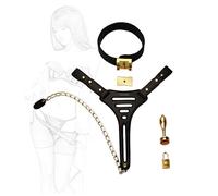 TRQOYTU Cintura Di Castità Con Tappi Per La Vagina, Tappo Anale, Pantaloni Di Castità, Bondage Sexy, Castità, Lucchetti Di Castità, Fetish Per La Castità, Bondage Estremo,Giocattoli Sessuali Erotici