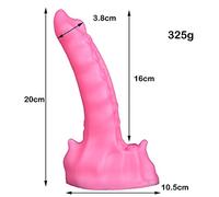 TRQOYTU Consolador Realista Alien Tentáculo Consoladores Consolador Anal Silicona Suave XL Plug Anal Butt Plug Con Fuerte Ventosa Estimulación De Próstata Animal Pene Dong Juguete Sexual Par