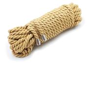 TRQOYTU Corda Da Bondage SM, Corda Morbida Di Canapa Da 20 Metri Con Terminali In Metallo, Manette BDSM, Polsini Per Le Braccia, Polsini Per Le Caviglie, Set Da Bondage, Giocattoli Sessuali