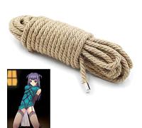 TRQOYTU Corda Per Bondage Corde Per Bondage Corda Per Bondage Corda Morbida In Canapa Con Punta In Metallo Manette Polsini Per Braccia Polsini Per Caviglie Set Di Restrizioni Set Per Coppie Estremo
