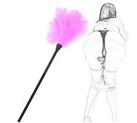 TRQOYTU Deluxe Piuma Solleticatore Fustigatore Erotico SM Frusta Frusta Sesso Amore Piuma Clitoride Frusta Bondage Sculacciata Paddle Letto Restrizioni Flirtare Gioco Di Ruolo Erotico Giocattolo