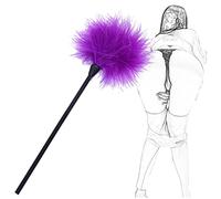 TRQOYTU Deluxe Piuma Solleticatore Fustigatore Erotico SM Frusta Frusta Sesso Amore Piuma Clitoride Frusta Bondage Sculacciata Paddle Letto Restrizioni Flirtare Gioco Di Ruolo Erotico Giocattolo