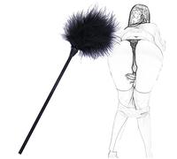 TRQOYTU Deluxe Piuma Solleticatore Fustigatore Erotico SM Frusta Frusta Sesso Amore Piuma Clitoride Frusta Bondage Sculacciata Paddle Letto Restrizioni Flirtare Gioco Di Ruolo Erotico Giocattolo