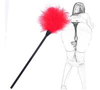 TRQOYTU Deluxe Piuma Solleticatore Fustigatore Erotico SM Frusta Frusta Sesso Amore Piuma Clitoride Frusta Bondage Sculacciata Paddle Letto Restrizioni Flirtare Gioco Di Ruolo Erotico Giocattolo