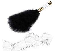 TRQOYTU Deluxe Piuma Solleticatore SM Frusta Sesso Erotico Flogger Amore Piuma Clitoride Frusta Con Manico In Acrilico Bondage Sculacciata Slapper Paddle Flirtare Solletico Giocattolo Sessuale
