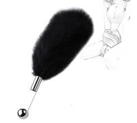 TRQOYTU Deluxe Piuma Solleticatore SM Frusta Sesso Erotico Flogger Amore Piuma Clitoride Frusta Con Manico In Acrilico BDSM Bondage Sculacciata Slapper Paddle Flirtare Solletico Giocattolo Sessuale