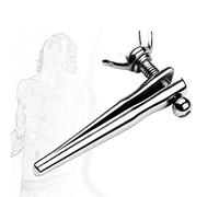 TRQOYTU Dilatatore Uretra A Forma Di Clip E Tappo Del Pene In Metallo Regolabile In Acciaio Inox BDSM, Massaggiatore Della Prostata, Giocattolo Del Sesso Erotico SM, Barella Uretrale Per Gli Uomini