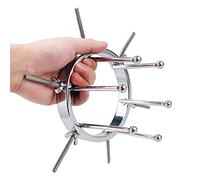 TRQOYTU Dilatatore Vaginale Dilatazione Anale In Metallo Dispositivo Di Espansione Della Vagina Morsetti Per Labbra Colposcopia Speculum Specchio Misura Regolabile Plug Anale Giocattolo Adulto