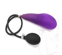 TRQOYTU Dildo Anale Gonfiabile, Tappo Anale Di Melanzana Con Pompa, Tappo Anale In Silicone Per L'espansione Dell'ano, Pompa Fetish Per L'espansione Della Vagina, Dildo Per La Stimolazione