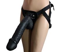 TRQOYTU Dildo Gigante Strap-on Strap-on XXL, Materiale PVC, Cintura Regolabile, Sex Toy Per Masturbazione, Partner Maschili E Femminili, Soprattutto Lesbiche