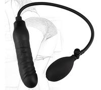 TRQOYTU Dildo Gonfiabile Realistico In Silicone Grande E Morbido Con Pompa A Palloncino E Valvola Di Rilascio, Plug Anale Gonfiabile, Giocattolo Per Masturbazione Espandibile, Giocattolo Sessuale