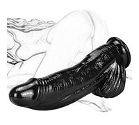 TRQOYTU Dildo Plug Anale Super Grande Butt Plug Con Ventosa Grande Dilatatore Dell'ano Massaggiatore Della Prostata Vagina Stimolatore Del Punto G Masturbazione In PVC Giocattolo Sessuale Per