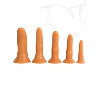 TRQOYTU Dildo Realistico Con Dita, Pene, Plug Anale In Silicone Con Ventosa, Plug Anale Anale, 5 Misure, Stimolatore Del Punto G Della Prostata, Masturbatore Anale Vaginale, Dildo Anale, Giocattolo