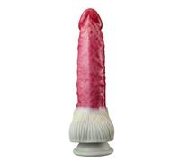 TRQOYTU Dildo Realistico Plug Anale Butt Plug Con Ventose Silicone Liquido Espansore Dell'ano Massaggiatore Della Prostata Stimolatore Del Punto G Masturbazione Giocattolo Del Sesso Giocattolo