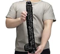 TRQOYTU Dildo Realistico Plug Anale Extra Lungo Butt Plug Con Ventosa Dilatatore Ano Grande Massaggiatore Prostata Vaginale Stimolatore Del Punto G Masturbazione In PVC Giocattolo Sessuale Per Uomini