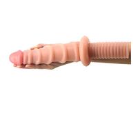 TRQOYTU Dildo Realistico Plug Anale Plug Anale Flessibile Perline Anali Con Manico Dilatatore Ano Prostata Punto G Simulazione Masturbazione In PVC Giocattolo Sessuale Per Uomini Donne Coppie