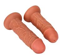 TRQOYTU Dildo Spesso Realistico Enorme Plug Anale In Silicone A Doppio Strato Butt Plug Con Ventosa Grande Dilatatore Dell'ano Prostata Massaggiatore Vaginale Masturbazione Giocattolo