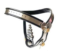 TRQOYTU Dispositivo Di Castità Femminile Invisibile, Cintura Anti-legamento, Gabbia Per Pene In Acciaio Inossidabile 316, Pantaloni Chiudibili Con Plug Anale, Plug Vaginale, Giocattoli Sessuali