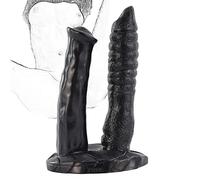 TRQOYTU Doppio Dildo A Forma Di Animale, Dildo Anale In Silicone Con Suction Cup, Plug Anale Con Suction Cup, Massaggiatore Vaginale, Stimolatore Prostatico, Giocattolo Sessuale Flessibile