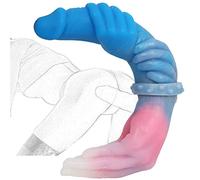 TRQOYTU Doppio Fallo Realistico Fisting Doppia Testa Pugno Pene Mano Fallo Anale Plug Anale Butt Plug Con Ventosa Punto G Massaggio Prostatico Dong Masturbazione Per Donne Uomini