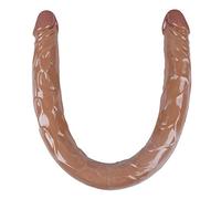 TRQOYTU Doppio Fallo XXL,Fallo Classico, Doppio Piacere Di Penetrazione E Stimolazione - Prodotti Di Alta Realtà Per Coppie Lesbiche, Falli Anali In Morbido Silicone E Strumenti Per La Masturbazione