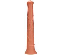 TRQOYTU Falli Per Pene Falli Realistici Falli XXL In Silicone A Due Strati Plug Anale Lungo Con Forte Ventosa Butt Plug Falli Animali Falli Anali Per Utenti Esperti Giocattolo Sessuale Per Donne