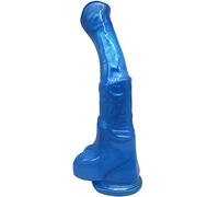 TRQOYTU Fallo A Cavallo Extra Lungo Da 41 Cm Con Forte Ventosa, Design Realistico Delle Vene E Masturbatore Femminile Per Il Punto G In Silicone Anale Per Testicoli, Un Dildo Gigante