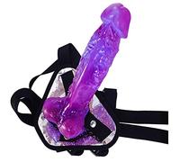 TRQOYTU Fallo Anale Con Cinturino, Cintura In Nylon Regolabile, Con Ventosa, Giocattolo Sessuale SM Per Masturbazione, Partner Maschili E Femminili, Soprattutto Lesbiche,