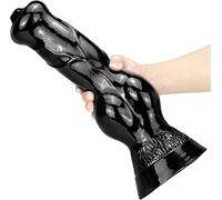 TRQOYTU Fallo Gigante Per Cani 14,76 X 4,13 Pollici XXXL, Pene Per Cani Monster Dildo Grande Ventosa Realistica Giocattolo Del Sesso Masturbatore Uomo E Donna