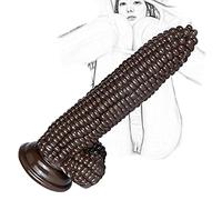 TRQOYTU Fallo Realistico A Forma Di Mais Con Ventosa, Silicone Anal Plug, Anal Plug Butt Plug, Dilatatore Della Vagina, Stimolazione Della Prostata, Pene Dong, Masturbazione, Giocattolo Sessuale