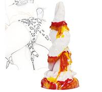 TRQOYTU Fallo Realistico Alieno Mostro Fallo Con Forte Ventosa Animale Fallo Anale Silicone Enorme Plug Anale Butt Plug Punto G Massaggio Prostatico Giocattolo Sessuale Per Uomini Donne