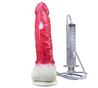 TRQOYTU Fallo Realistico Con Funzione Squirting - Fallo Animale Per La Masturbazione - Fallo Mostro Alieno Con Funzione Spruzzo D'acqua - Giocattolo Sessuale Per Adulti