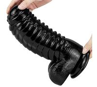 TRQOYTU Fallo Realistico Da 2,4 Kg Con Forte Ventosa, Vibratore Anale Da 30 Cm, Mostruoso In Silicone, Anale, Replica Morbida Del Pene Con Nodo Spesso, Giocattolo