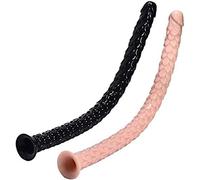 TRQOYTU Fallo Realistico Lungo 50 Cm Con Ventosa, Butt Plug Butt Plug Replica Pene Dildo Anale Giocattolo Del Sesso Per Masturbatori Femminili E Gay
