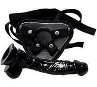 TRQOYTU Fallo Realistico Străp Ôn Snap Pênīs Pleasure Străp Dildo Con Imbracatura Strap Regolabile In Nylon Deluxe Fantasy Pênīs Slip Lungo 24 Cm X 4,8 Cm