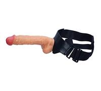 TRQOYTU Fallo Strap-On 23 Cm Slip Pene Strap-On In 4 Colori Per Lui E Per Lei Fallo Strap-On Con Imbracatura Regolabile SM Sex Toy Dildo Con Regolazione Per Coppie Lesbiche,