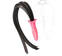 TRQOYTU Fetish Collection SM Frusta Con Dildo Plug Anale Fruste Per SM Inizia Gioco Di Ruolo Flogger Con Plug Fetish 2 In 1 Frusta Di Pelle Bondage Sculacciata Giocattolo Giocattolo Del Sesso