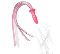 TRQOYTU Fetish Collection SM Frusta Con Dildo Plug Anale Fruste Per SM Inizia Gioco Di Ruolo Flogger Con Plug Fetish 2 In 1 Frusta Di Pelle Bondage Sculacciata Giocattolo Giocattolo Del Sesso