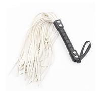 TRQOYTU Flogger Frusta Erotica In Pelle Nappe Bianche Raccolto Bondage Fruste SM Sculacciata Frustino Da Equitazione Gioco Di Ruolo Cosplay Giocattolo Sessuale Per Donne Uomini E Coppie