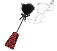 TRQOYTU Frusta Erotica Con Solletico Di Piume Deluxe E Paddle In Pelle Raccolto Flirtare Solletico Amore Piuma Clitoride Colture Letto Restrizioni Gioco Di Ruolo Erotico Giocattolo Sessuale